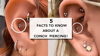 Watch This Before You Get A Conch Piercing!!  | #Shorts