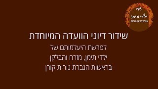 שידור 6 הוועדה המיוחדת: ההשלכות של פרשת היעלמותם של הילדים על מתן צו ירושה