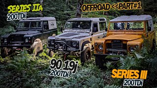 3x #LANDROVER Classic in OffRoad | Parte 1