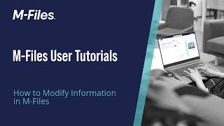 How to Modify Information in M-Files
