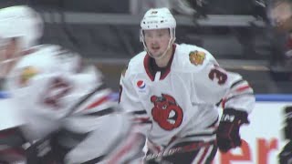 Former team MVP Luke Philp rejoins IceHogs after recovering from an Achilles Injury