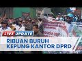 Ribuan Buruh Kepung Kantor DPRD Bandung Barat, Tuntut Kesejahteraan dan Tolak Kenaikan Harga BBM