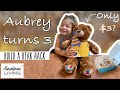 BUILD A BEAR BIRTHDAY HACK | Count Your Candles, Pay Your Age | AUBREY GETS A $3 BUILD A BEAR