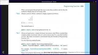 Introduction To Java Programming Exercise 6 6b
