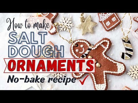 Can you glaze salt dough?