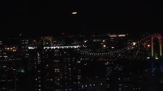 【4K】東京タワーからレインボーブリッジ夜景①／HATOバスツアー【アストロメガ/2階建てバス】東京百景（フォトジェニックTOKYO）～夜発：空から～