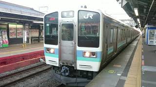 1月13日高尾駅 211系0番台長野色 長ナノN603編成