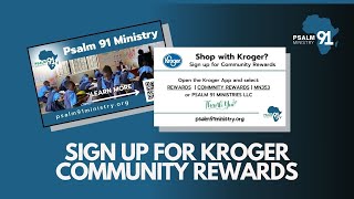 Shop at Kroger? Help us for free! How to sign up for Kroger Community Rewards Program