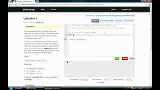 Codecademy: JavaScript Lessons- 5- Variables