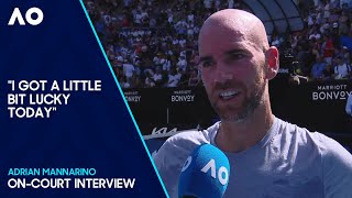Adrian Mannarino On-Court Interview | Australian Open 2024 First Round