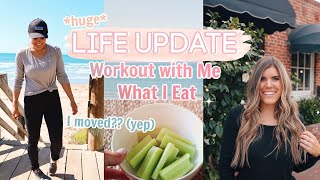 I MOVED?! DAY IN THE LIFE | Workout | Healthy Food, Fitness, & Life Update