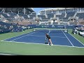 左利き編集シモナ・ハレプのフラットサーブ（スロー） simona halep flat serve slow motion 【lefty】 a2