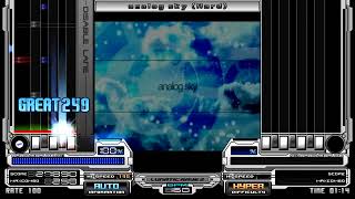 knot \u0026 iimode-do - Analog Sky, 160BPM (Genre, Techno. BMS Of Fighters, 2006) 【BMS】