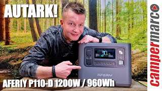 Autarky in the weekend house or when camping | AFERIY P110-D and 200W solar panel