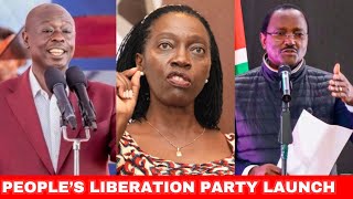 LIVE!! Former DP Gachagua, Kalonzo, Martha Karua, Eugene Wamalwa launching People's Liberation Party