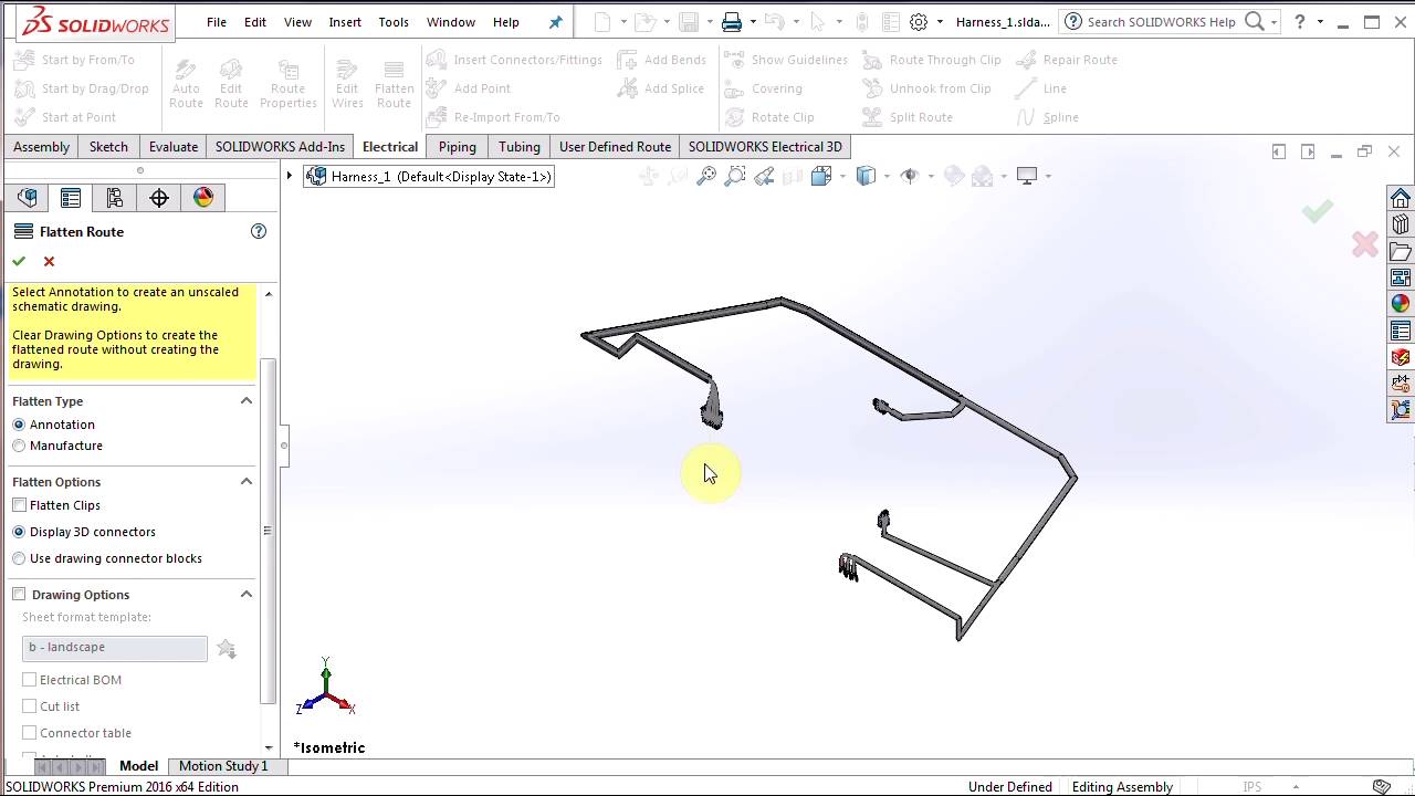 SOLIDWORKS Electrical: Advanced Harness Drawings - YouTube