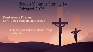 Ibadah Kampus Senin , 14  Febuari 2025, Sekolah Tinggi Teologi Gereja Kalimantan Evangelis