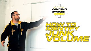 Stop Performing Junk Volume | How to identify this training mistake