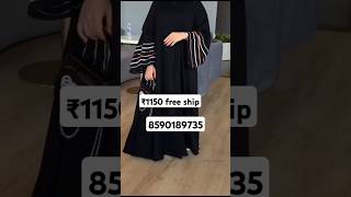 ₹1150 ന് അടിപൊളി offer abaya വേണോ 😍😍watsapp 8590189735#abaya#hijab