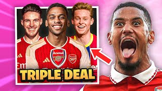 Arsenal's THREE New TRANSFER ANNOUNCEMENTS! | Frenkie De Jong Arsenal TRANSFER?