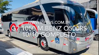 Marcopolo G7 1050, Mercedes Benz O500RS, 2010/2010, completo R$220.000,00