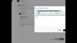 How to use Equation Editor/ formulas in Blackboard Ultra
