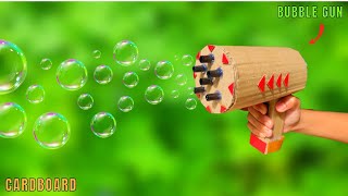 How to Make a Bubble Gun at home Using Cardboard