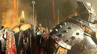 DIABLO 4 Army Of Knights Vs Demon Army Battle Scene Cinematic 4K