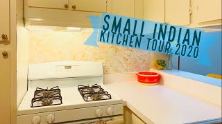 My Small Indian Kitchen Tour 2020 | Small Indian Kitchen Organization Idea | Indian NRI Kitchen Tour