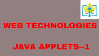 INTRODUCTION TO JAVA APPLETS -1 || HTML