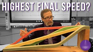 Same Height, Different Ramp Shapes -- Which Reaches Highest Final Speed?