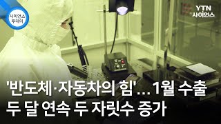 '반도체·자동차의 힘'...1월 수출 두 달 연속 두 자릿수 증가 / YTN 사이언스