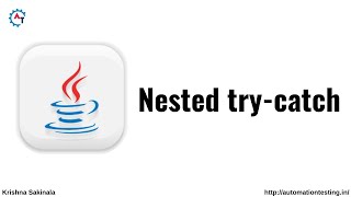 Nested Try Catch Blocks in Java | Nested try-catch in Java | nested try block in java | Exceptions