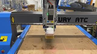 Uccnc gang drill code test. Router-drill-router change
