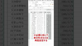 Excel【1分】表のデザインを瞬時に自動で設定！ #shorts