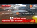 kolhapur rain कोल्हापूरमध्ये मुसळधार पाऊस आजरा शहरात पूरस्थिती नागरिकांच्या घरात शिरलं पाणी