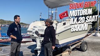 MOTORUN 20 SAAT  BAKIMI - DIŞTAN TAKMA MOTORUN KUYRUK YAĞI - MOTOR YAĞI VE FİLTRE DEĞİŞİMİ