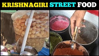 KRISHNAGIRI STREET FOOD | BERUNATH ICE CREAM SHOP | BANGALORE ROAD PANI PURI SHOP | KRISHNAGIRI