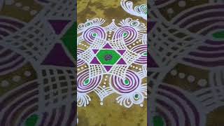 5*3 చుక్కలతో వేసుకొనే నక్షత్ర ముగ్గులు🌹easy rangoli designs #festivalmuggulu #fridayrangoli#ytshorts