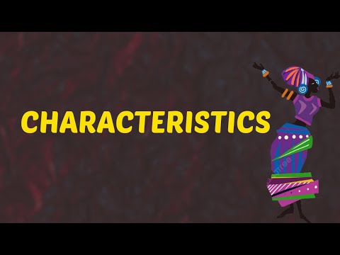 What is a sentence for characteristics?