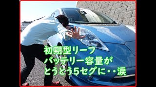 初期型リーフのバッテリーがとうとう5セグになった・・【EV Life#70】