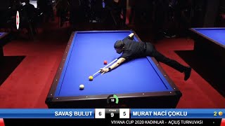 3 Cushion Billiards MURAT NACİ ÇOKLU vs SAVAŞ BULUT | GREAT MATCH !!