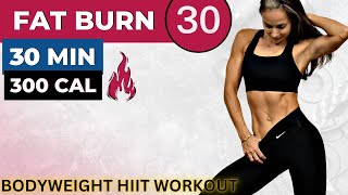 30-MIN LOW-IMPACT HIIT WORKOUT + ABS (bodyweight, weight loss cardio + body toning) / FAT BURN 30 #2