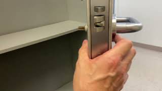 Wobbly door handle tightening (Schlage L Series Grade 1 Mortise Lock)