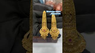 Onegram gold forming earrings with Mattal#mg  #earrings #combo #shopping #online #ansi #mg