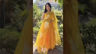 Trendy orgenza anarkali suit for girls/women #trending #viralvideo #youtubeshorts #shorts