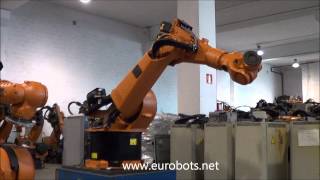 USED ROBOT KUKA KR125 WITH KRC2 Ed. 05 CONTROLLER AT EUROBOTS