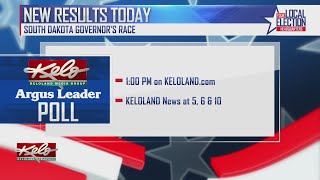 Poll Results For KELOLAND Media Group/Argus Leader Coming Thursday Afternoon
