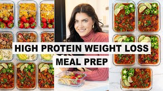 HIGH PROTEIN MEAL PREP | healthy, delicious meal prep recipes for the week!