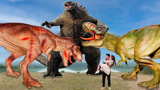 The BEST of Dinosaur Attack | Jurassic Park Fan Made Movie | T-rex Chase | Dinosaur | Ms.Sandy